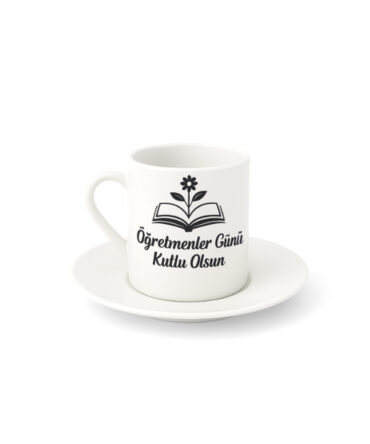 Öğretmenler Gününe Özel Okullara Toptan Baskılı Her Branş Türk Kahvesi Fincanı Takımları (24 Adet Üzeri Toptan Satış)