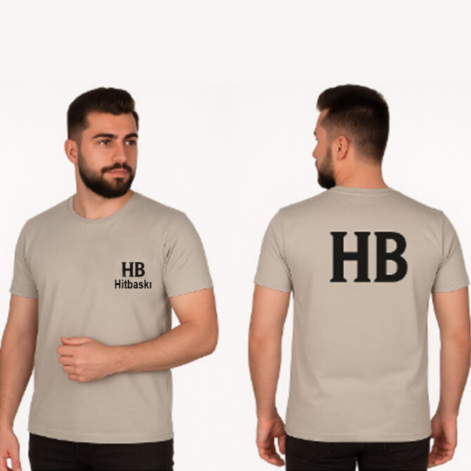 Özel Gri 24/1 Süprem Bisiklet Yaka İş Tişörtü | %100 Pamuk Logo Baskılı Baskısız Yüksek Kalite Penye Tişört Kolları Pazı Bantlı
