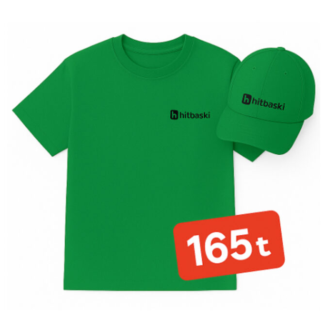 10 Tişört + 10 Şapka Sadece 1650₺ (KDV Dahil) – Logo Baskılı Kurumsal Başlangıç Seti (10 Adet Üzeri Satış)