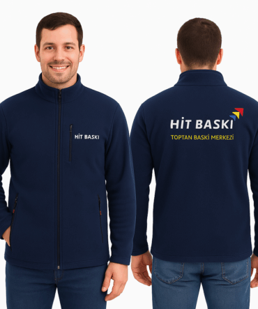 Lacivert Polar Mont – Kurumsal Kışlık İş Kıyafeti Toptan Satış (10 Adet Üzeri)