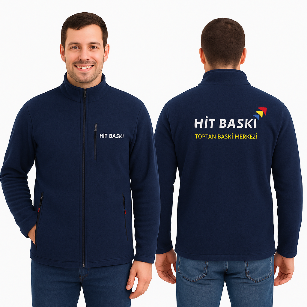 Lacivert Polar Mont – Kurumsal Kışlık İş Kıyafeti Toptan Satış (10 Adet Üzeri)